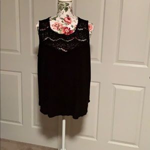 H & M black blouse